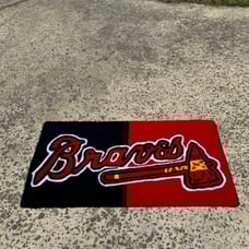 Braves Handmade Soft Rug | MLB Fan Decor