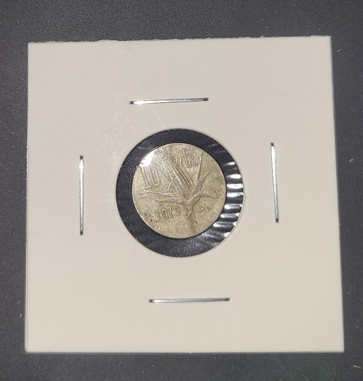 1979 Mexico 10 Centavos Coin