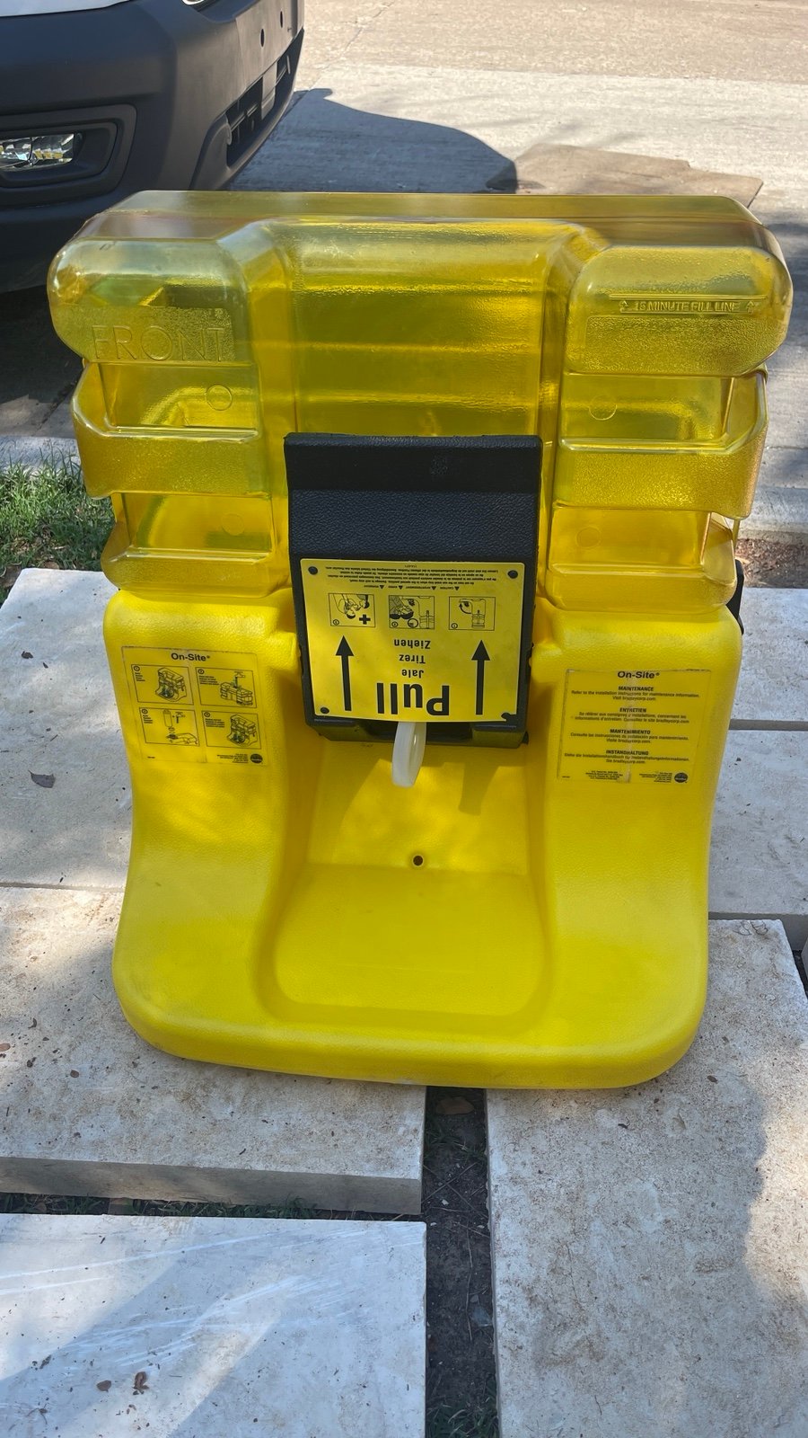 NEW Bradley Eye Wash Station, 7.0 gal S19-921