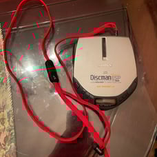Sony Discman D-E301 ESP CD With RayBan Headphones