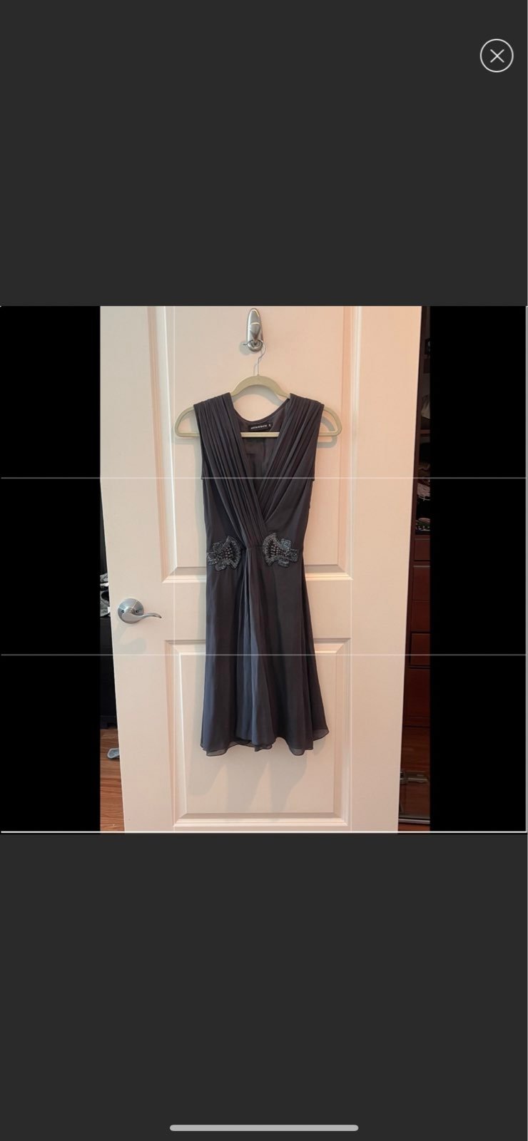 Antik Batik Embellished Black Dress Sz S