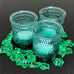 Candle Holder Glass Tea Lights Candle Holders Set of 12