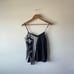 Rag & Bone Isadora Silk Cami Black White Asymmetrical Size X-Small new Size 2