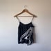 Rag & Bone Isadora Silk Cami Black White Asymmetrical Size X-Small new Size 2