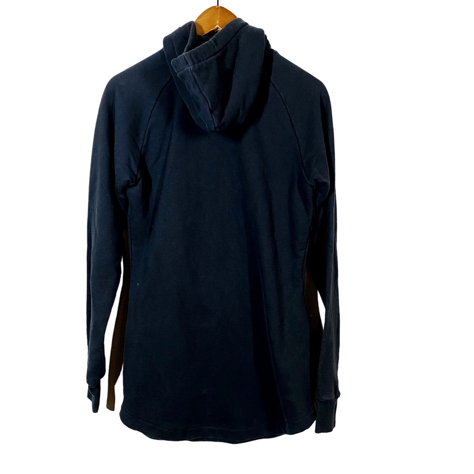 The North Face Athletic Sweatshirt Dress Legging Top Pocket LS Hood Black - S