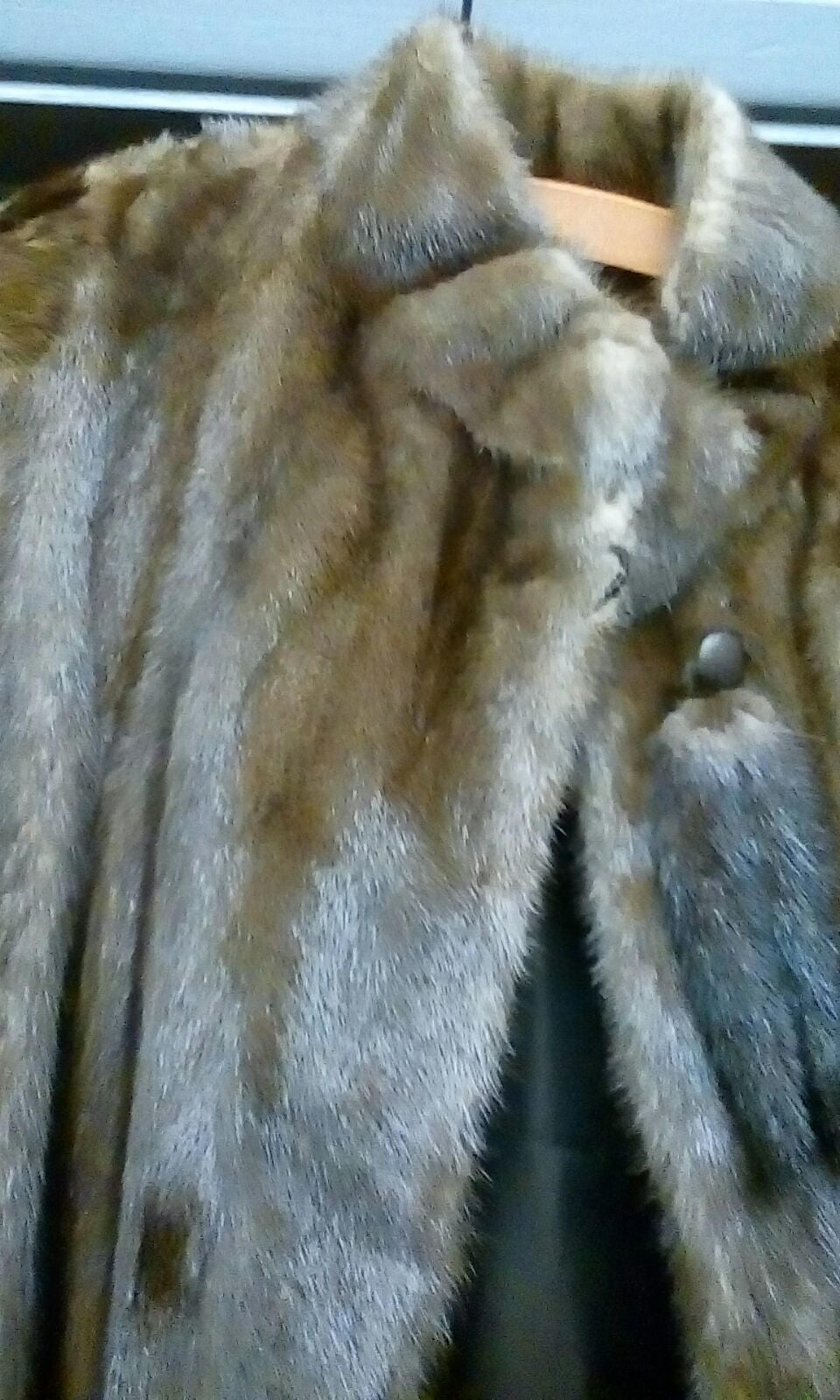 Real fur coat
