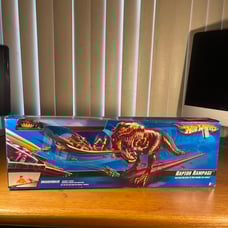Hot Wheels Raptor Rampage Race Set 2006 Hard To Find NOS Sealed Never Opened