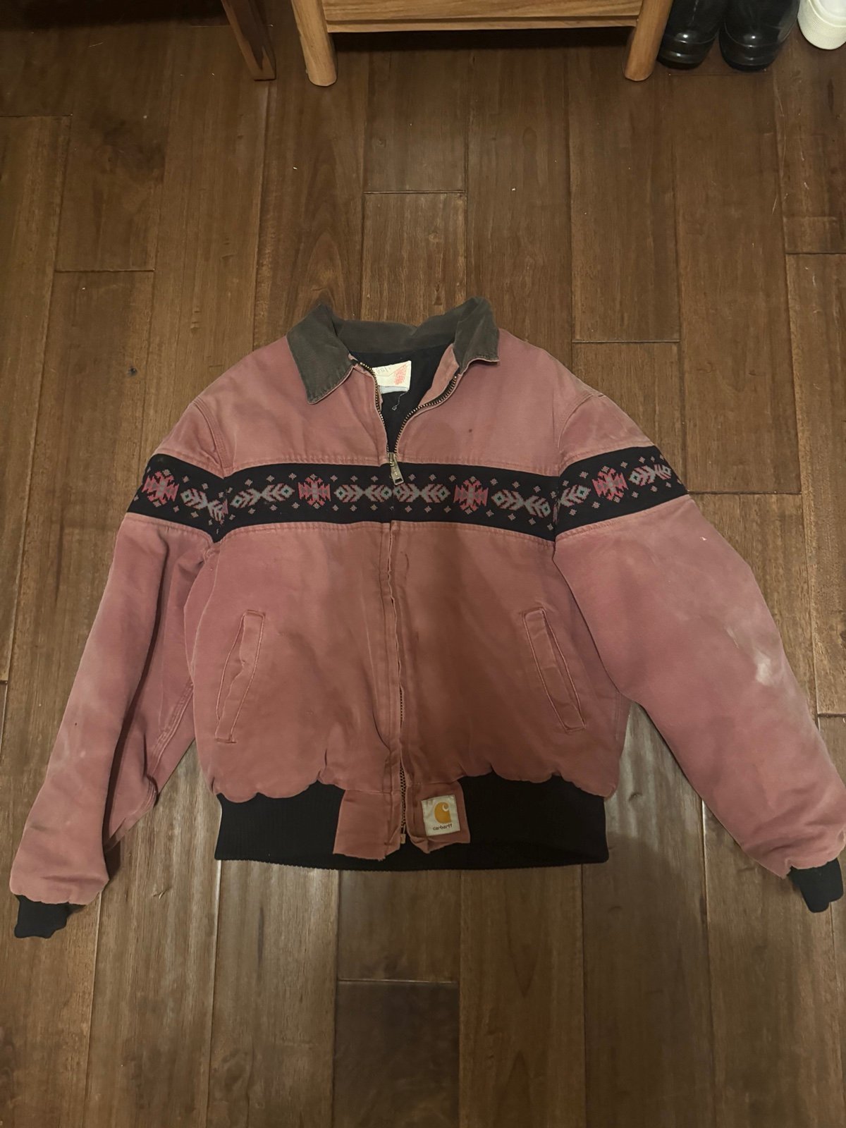 beautiful dusty rose carhartt santa fe aztec jacket