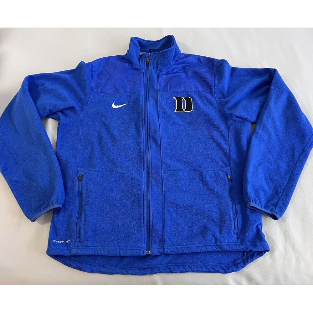 Nike Duke Blue Devils Full Zip Jacket Mens Large