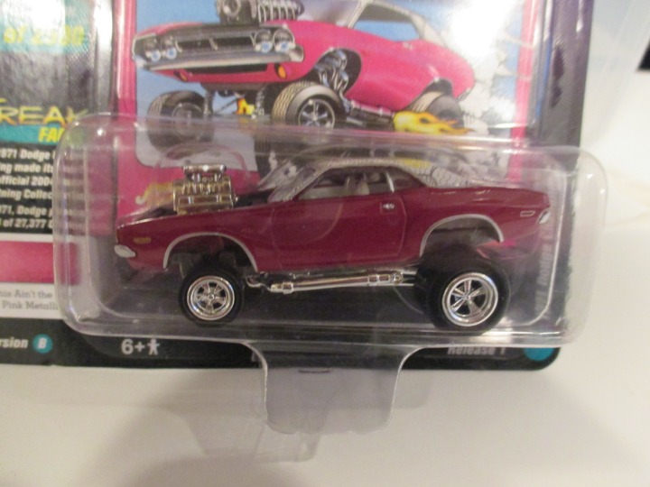 VHTF 1971 Dodge Challenger, Metallic Pink, Zingers Street Freaks, LE 2,500