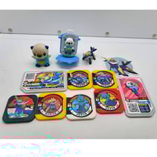 Oshawott Dewott Samurott lot figures toy ﻿Pokemon Center Bandai TOMY Nintendo
