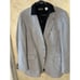 Vintage Grey UltraSuede Blazer, Sport Coat, SZ 48, 2 Button Single Vent, Notch
