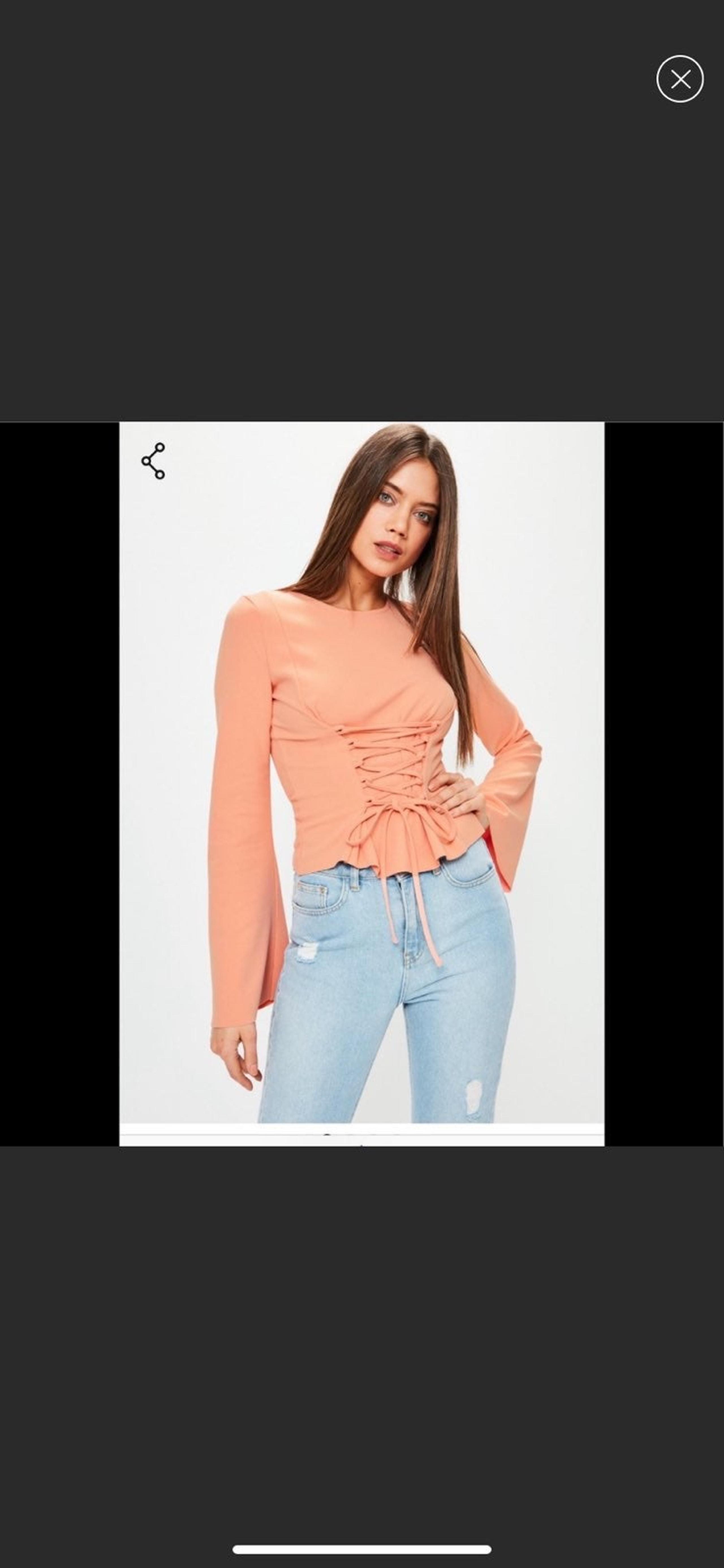 Missguided corset top