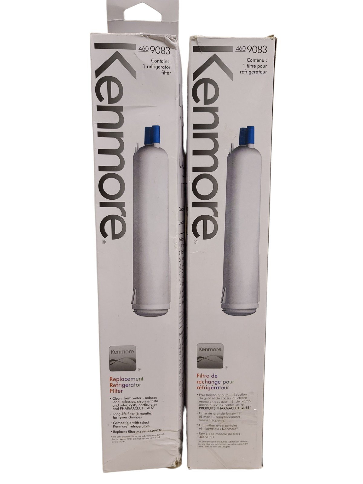 2-Pack Kenmore 460-9083 Replacement Refrigerator Water Filter 4609083 Sealed