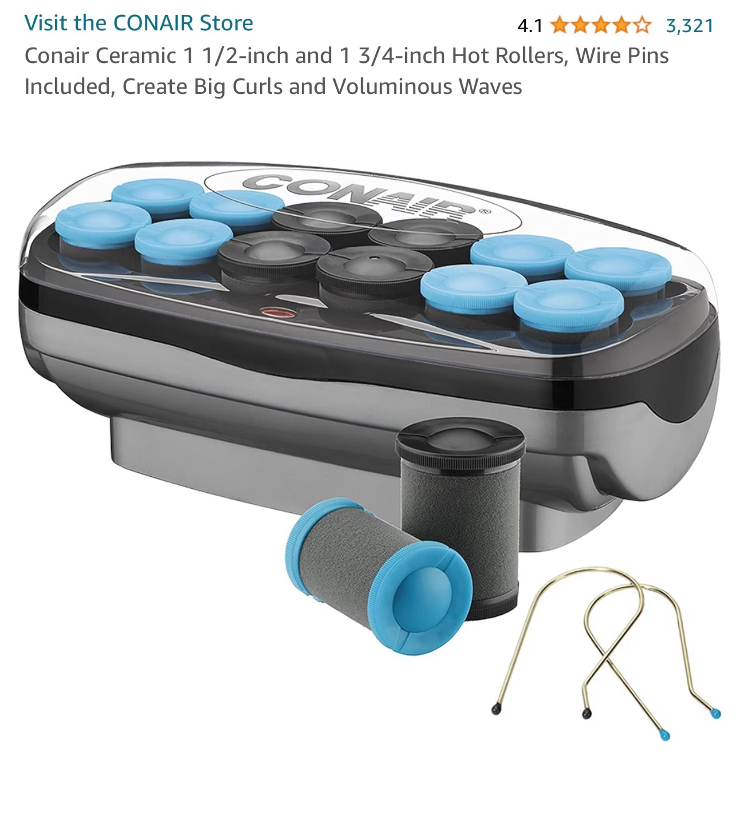 conair hot rollers hair styling tools