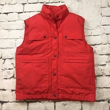 Vintage Colorado Classics Womens Sz M/L Vest Red Down Insulated Puffer