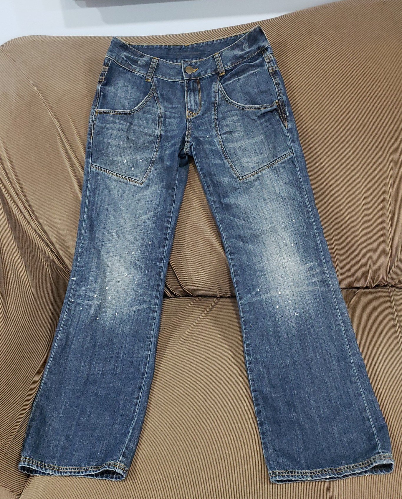 Womens girls juniors boyfriend carpenter jeans size 2, 4