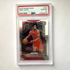 Coby White Prizm Rookie PSA 10 Gem Mint