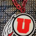 Utah Utes Acrylic Oversized NCAA Fan Chain Necklace