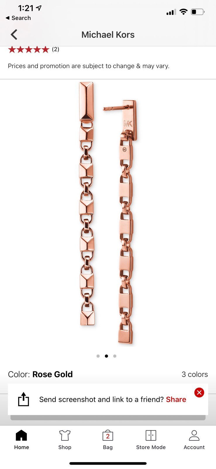 Michael Kors earrings