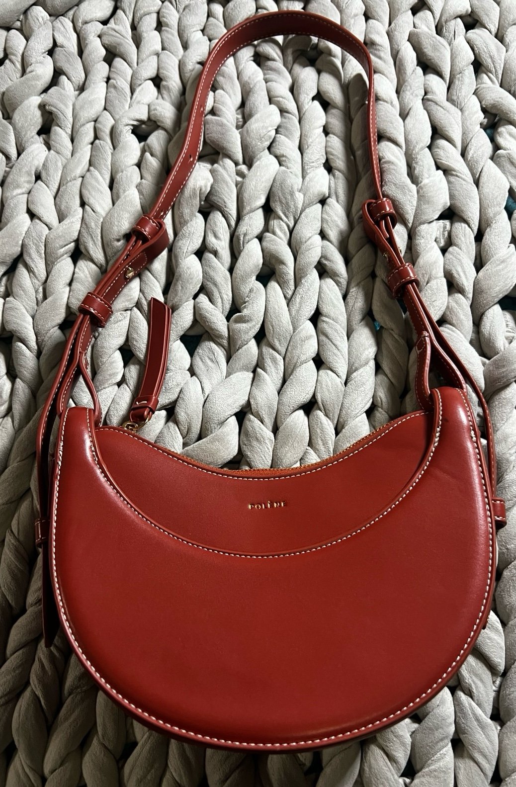 Polene leather bag