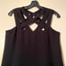 BCBGMaxAzria Black Halter Top Sz XXS