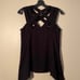 BCBGMaxAzria Black Halter Top Sz XXS