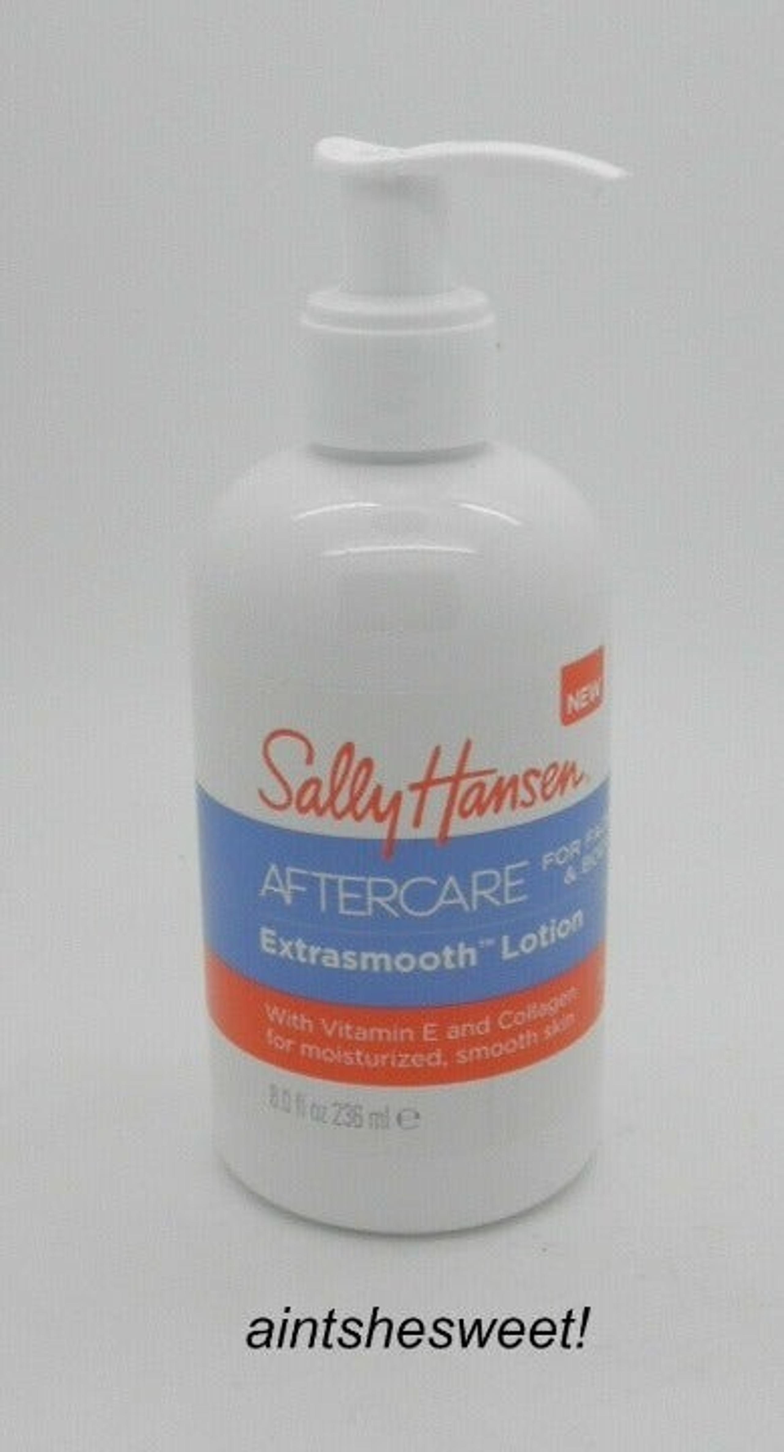 SALLY HANSEN Extra Smooth Extrasmooth Lotion AFTERCARE for Face & Body 8.0 oz