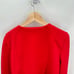 CHICO'S Red Quitled Textured Snap Closure Knit Jacket Blazer // L
