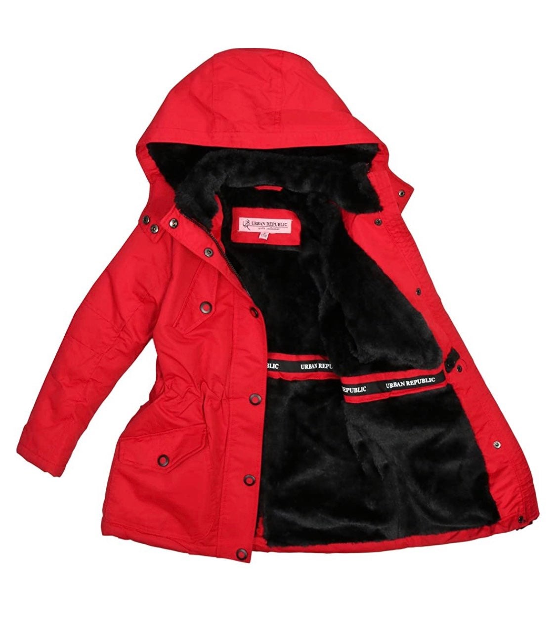 Girls Urban Republic Fur Lined Parka