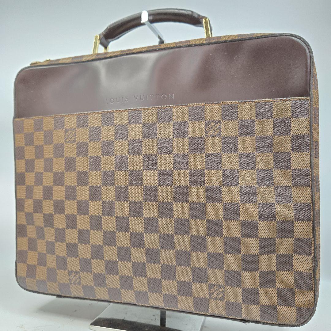 Almost unused LOUIS VUITTON Ordinateur Savana Damier Ebene