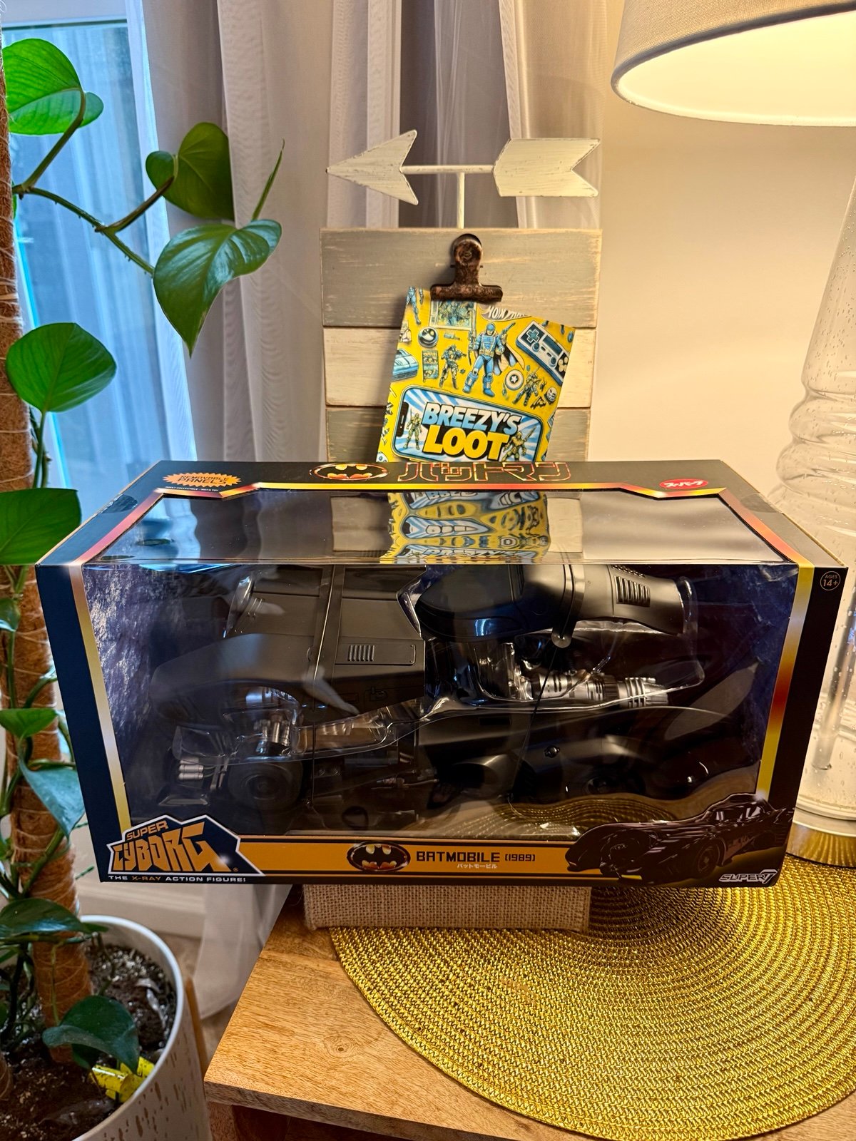 Batmobile (1989) - Super Cyborg (2024 Super7) - New Sealed Vehicle