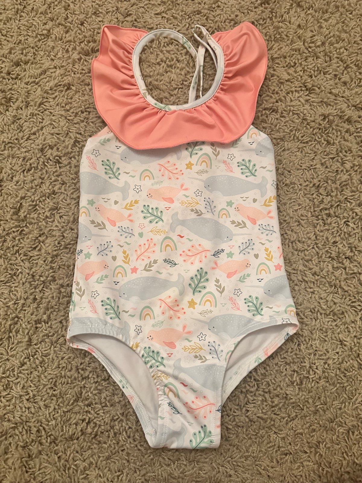 Socked Sweets Halter One Piece Swim