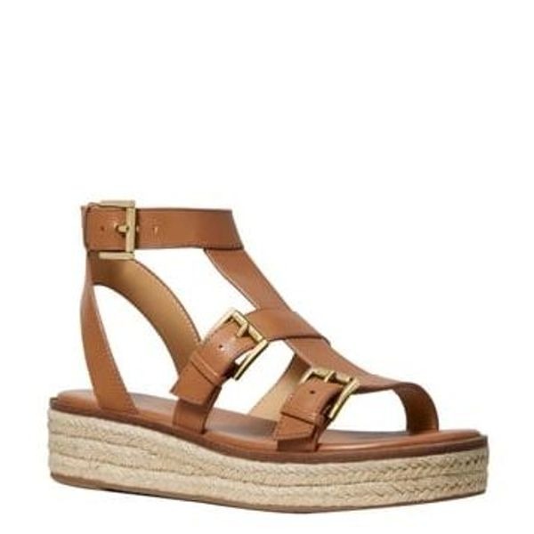 MICHAEL KORS Women's Acorn Ankle Strap Espadrille Sandals