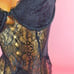 Floral Lace Underwire Garter Bustier Set
