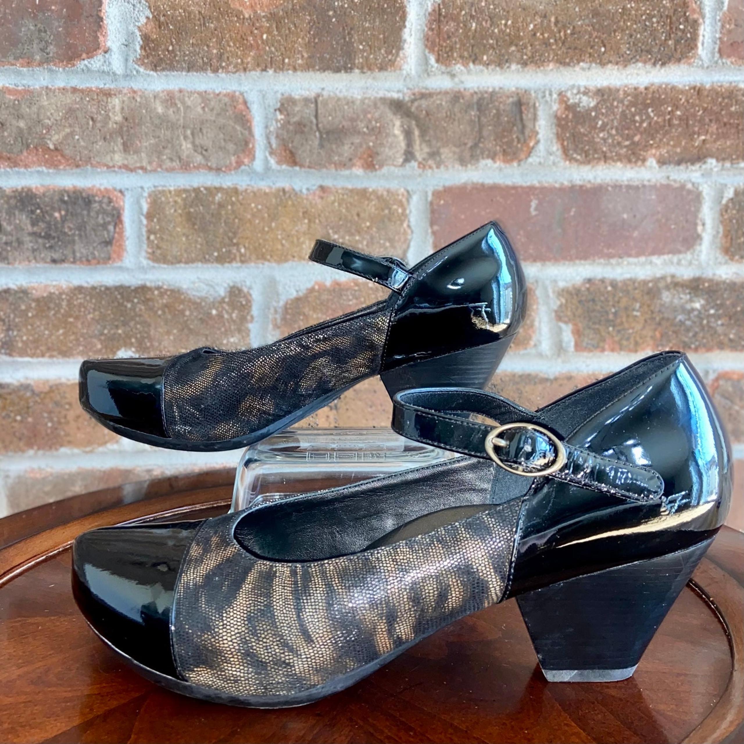 Dansko Patent & Specialty Leather Heels- Sz 40 Wide VGUC