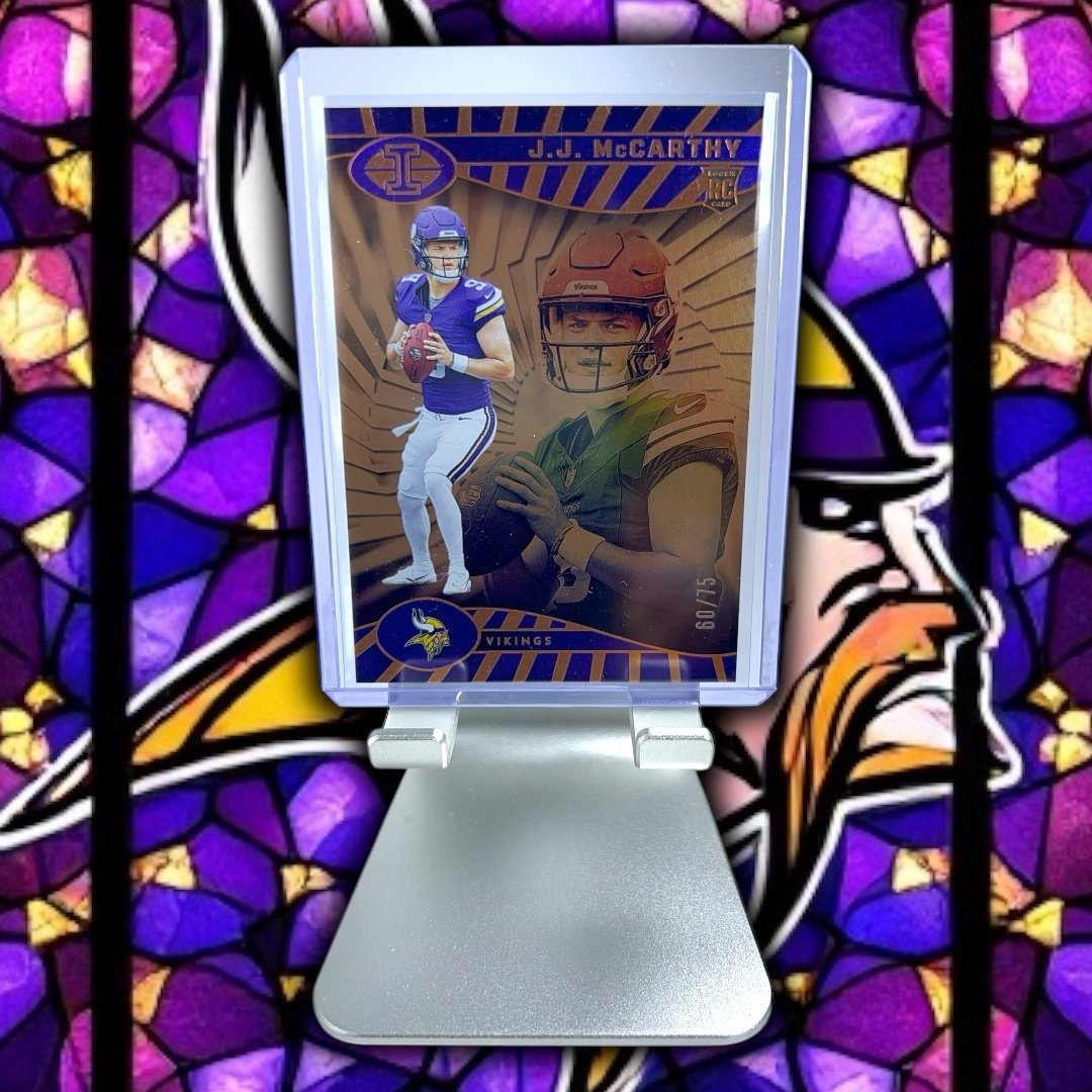 2024 Illusions JJ McCarthy Bronze 60/75 Hobby Exclusive 55pt Thick Card Stock