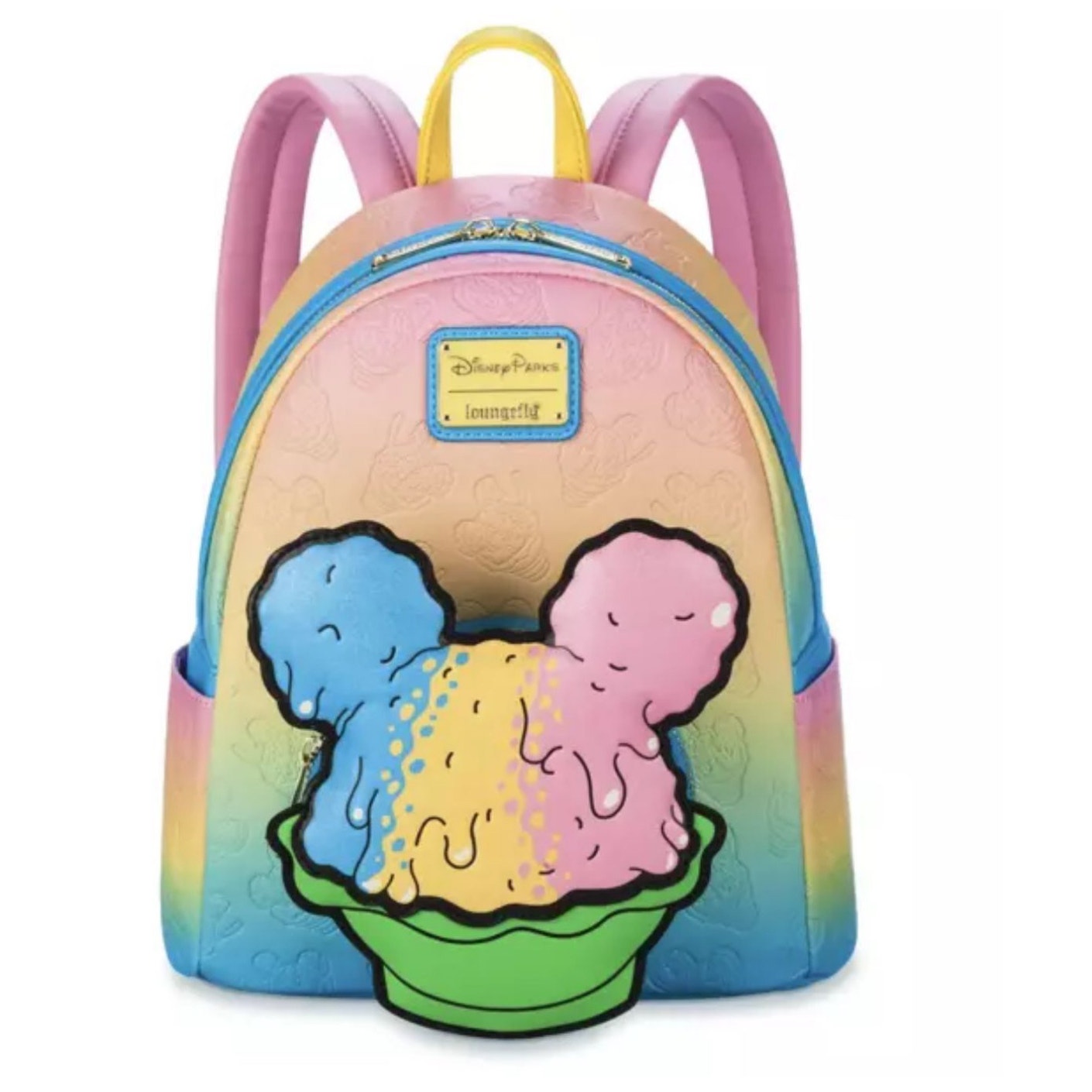 Disney Parks Mickey Shaved Ice Snow Cone Loungefly Mini Backpack Disney Eats NWT