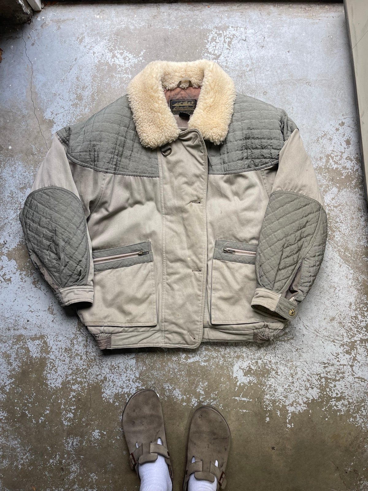 Vintage Eddie Bauer Goose Down Flight Jacket