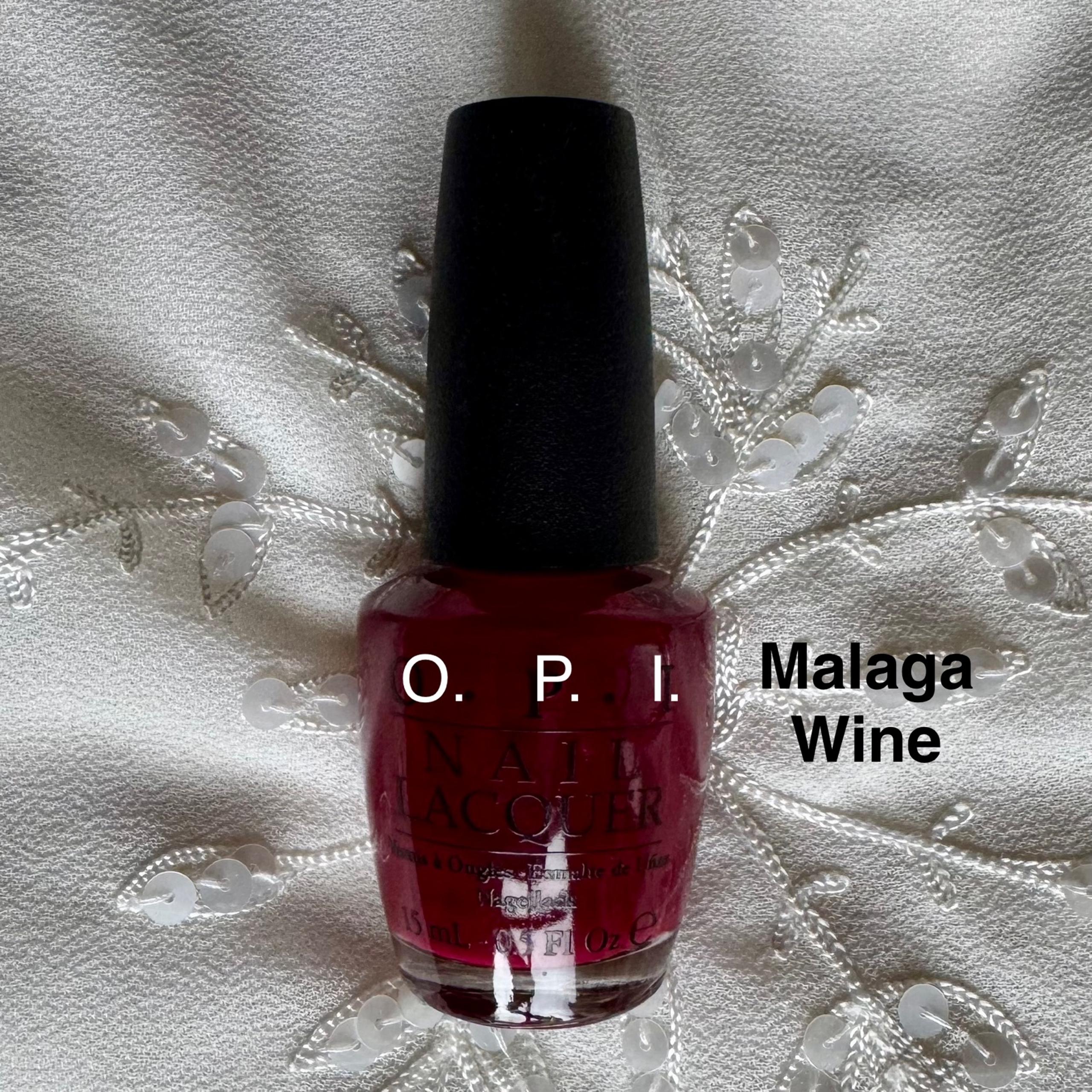 OPI Nail Lacquer Polish Color Red MALAGA WINE Full Size 15ml/.5 fl oz  NEW