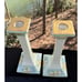 2 Beautiful 1911 Royal Bavarian Candle Sticks Hand Painted 8.5” Tall -O4