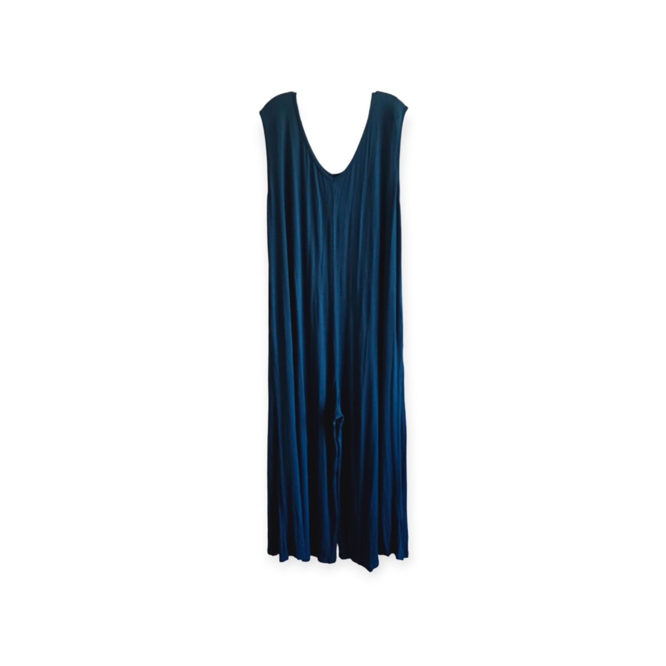 LulaRoe Pantsuit Jumpsuit Romper Women Size 3XL Sleeveless Blue Roomy