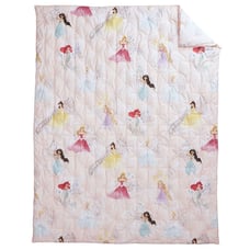 Pottery Barn Disney Princess Castles Comforter Pink Character Jasmine Aurora NIP
