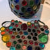 Vintage MCM Multi-Colored Stone Trivet and Bowl