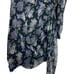 Revolve Saylor Navy Floral Chiffon Dress Puff Sleeve Size XS MSRP 242