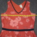 Garnet Hill Linen Fit & Flare Dress Size 12 Sleeveless Floral Tropical Vacation