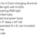 2- Blow Mold Christmas Bubble Lite Light NEW 24” color changing