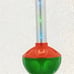 2- Blow Mold Christmas Bubble Lite Light NEW 24” color changing