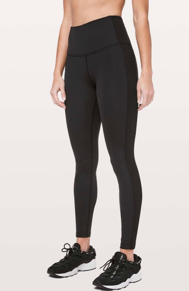 Lululemon Wunder Under High Rise Luxtreme Leggings Ribbed 28 Green 8