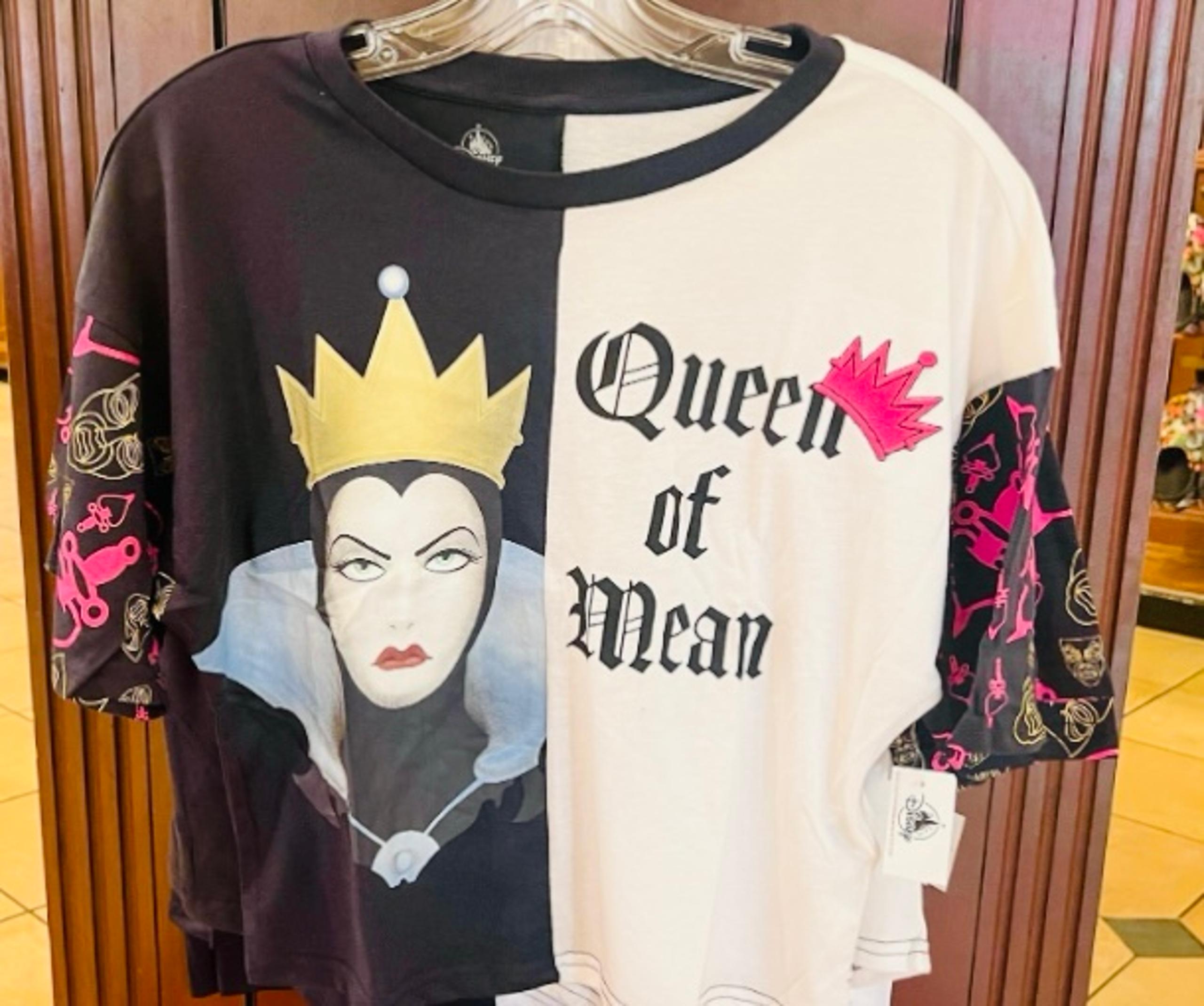 Disney Parks “Queen of Mean” Snow White Evil Queen Crop Boxy T-Shirt Size 1X NWT